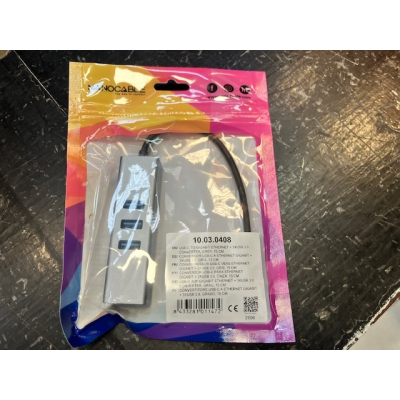 Conversor Usb-C Ethernet +3xUsb 3.0 Nanocable