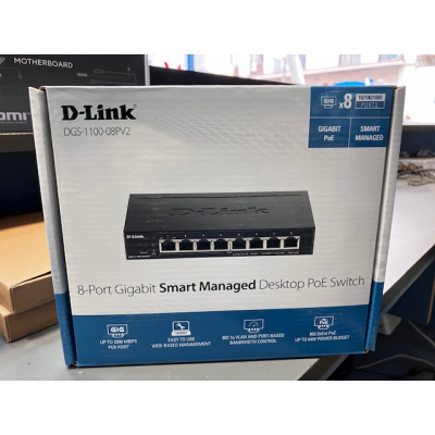 Switch D-Link DGS-1100-08PV2/