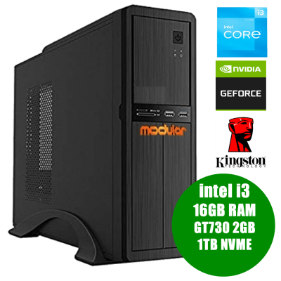MINI MODULAR I3-12100F GT730 16GB 1TB NVME