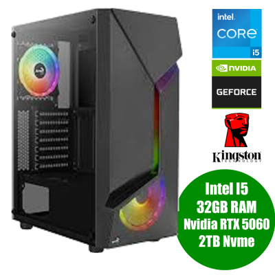 MODULAR GAMER I5 12400F RTX 5060 32GB 2TB NVME
