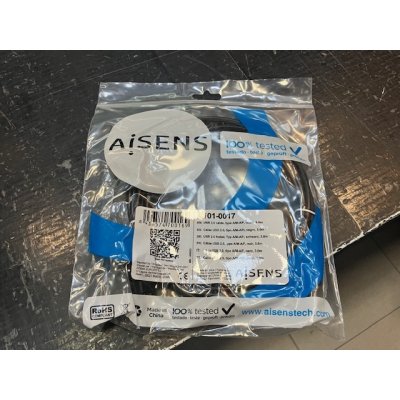 Aisens Cable USB 2.0 tipo A/M-A/H negro 3.0m
