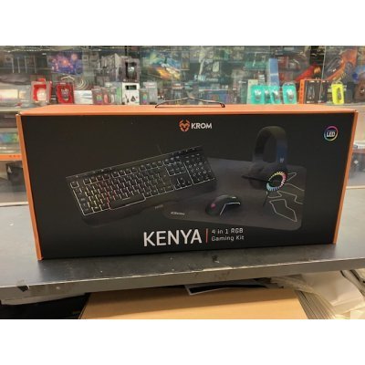 Kit Teclado+Raton+Alfombrilla+Auriculares Krom RGB Gaming
