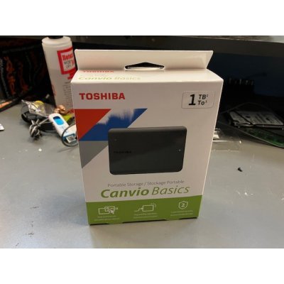 Disco duro externo 2.5 1TB Toshiba Canvio