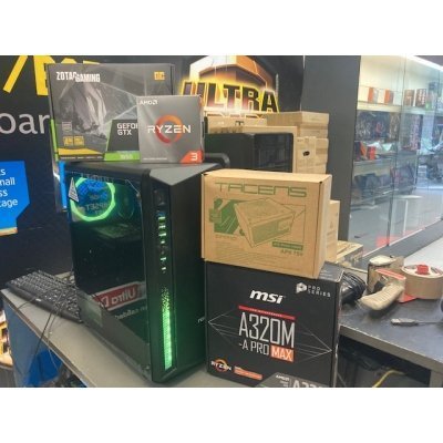 PC GAMING AMD RYZEN 3 4100 RTX 3050 16GB 500GB NVME