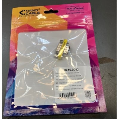 Adaptador VGA HDB15/M-HDB15/M Nanocable