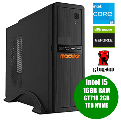 MINI MODULAR I5 14400F 16GB GT710 1TB NVME
