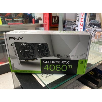 Tarjeta Gráfica PNY RTX 4060 Ti 8GB GDDR6 DLSS3 Verto Dual