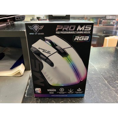 Raton Spirit of Gamer Souris Pro M5 Blanco