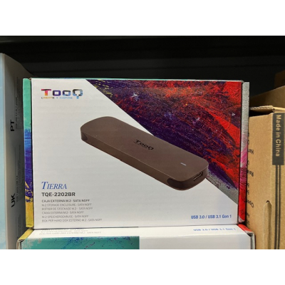 CAJA EXTERNA SSD M.2 SATA NGFF USB 3.1 TOOQ