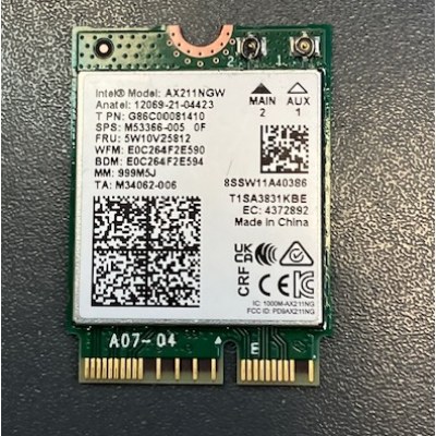 TARJETA WIFI INTEL 6E AX211NGW