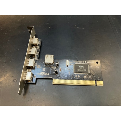 TARJETA PCI 4 PUERTOS USB 2.0