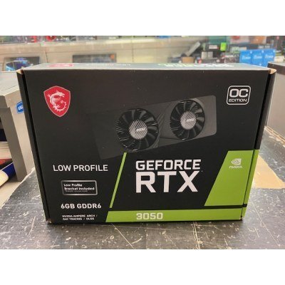 Tarjeta Gráfica Msi RTX 3050 6GB GDDR6 LP OC