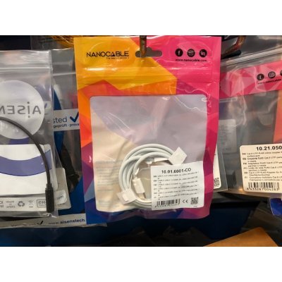 Cable USB-C 2.0 60W USB-C/M-M, 1m