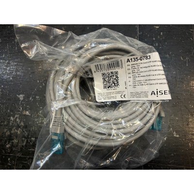 Cable Rj45 Cat6 UTP 15m Gris