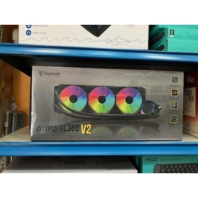 REFRIGERACIÓN LÍQUIDA GAMDIAS AURA GL360 V2 ARGB NEGRA