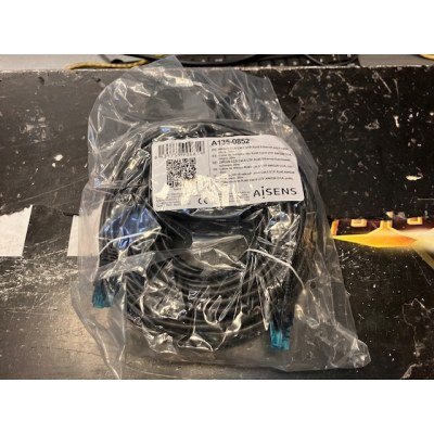 CABLE RJ45 UTP CAT6 20M NEGRO