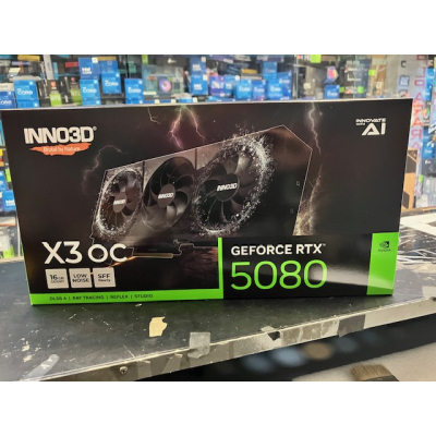Tarjeta Gráfica Inno3D RTX 5080 16GB GDDR7 X3 OC DLSS4