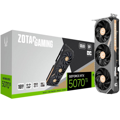 Tarjeta Gráfica Zotac RTX 5070 Ti 16GB GDDR7 SOLID SFF OC DLSS4