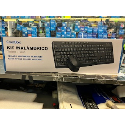 Kit Teclado + Ratón Inalámbrico Coolbox