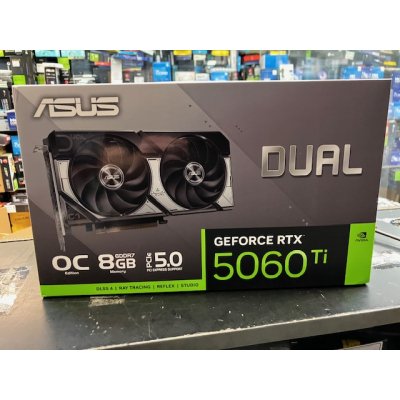 Tarjeta Gráfica Asus RTX 5060 TI 8GB GDDR7 Dual GeForce