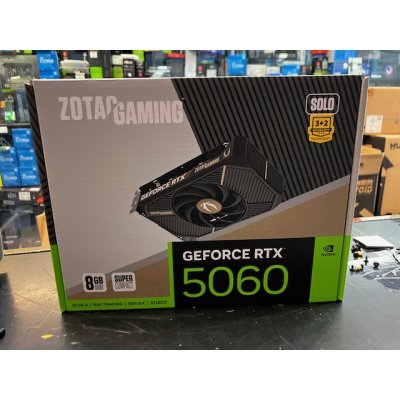 Tarjeta Grafica Zotac RTX 5060 SOLO 8GB GDDR7 Gaming DLSS4
