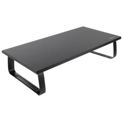 SOPORTE ELEVADOR TOOQ MADERA PARA MONITORES NEGRO