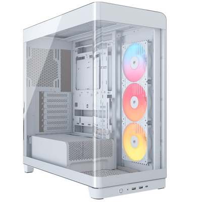 Caja Atx Corsair FRAME 4500X RS-R ARGB Blanco