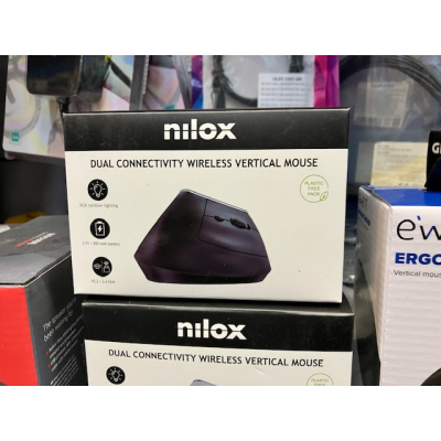 Ratón  Vertical Nilox NXMOEVR01B