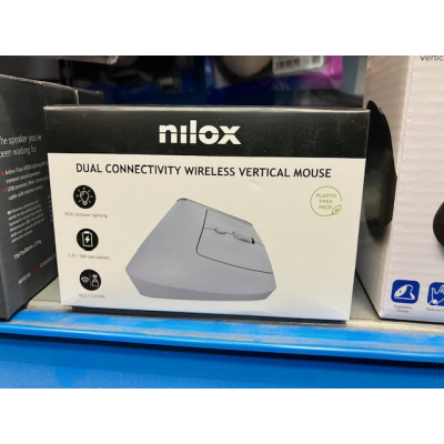 Ratón Vertical Nilox NXMOEVR01W