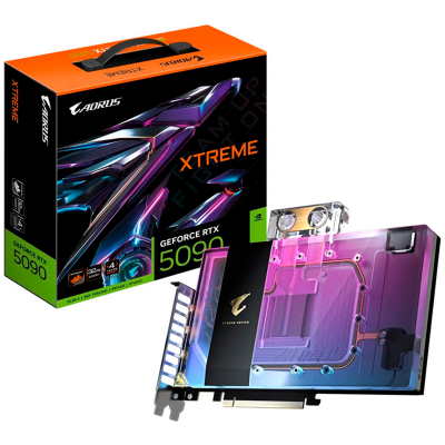 Tarjeta Gráfica Gigabyte RTX 5090 32GB GDDR7 Aorus Xtreme WaterForce WB