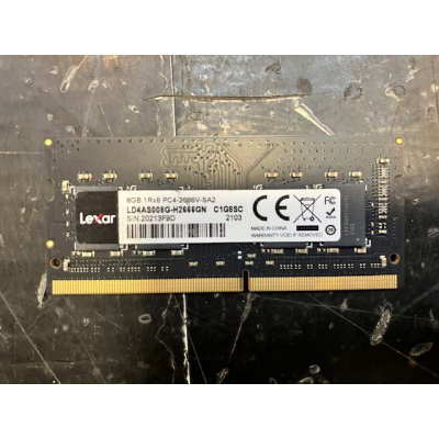 SODIMM 8GB DDR4 2666MHZ LEXAR