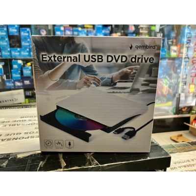 REGRABADORA DVD EXTERNA GEMBIRD BLANCA