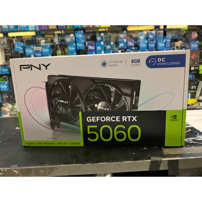 Tarjeta Gráfica  PNY RTX 5060 8GB GDDR7 DLSS4 Dual Fan