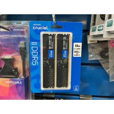 KIT 2xDIMM 32GB DDR5 5600MHZ CRUCIAL