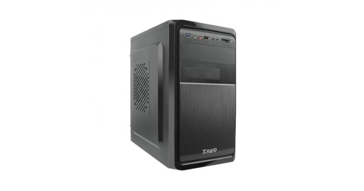 Caixa preta TOOQ Slim Micro-ATX inclui fonte de alimentação