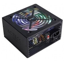 FUENTE DE PODER ACTECK Z-600, 20+4 PIN ATX, 600W, NEGRO ES-05003