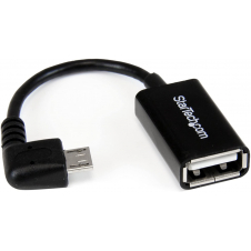 CABLE ADAPTADOR MICRO USB A USB OTG ACODADO A LA DERECHA DE 12CM - MACHO A HEMBRA - STARTECH.COM MOD. UUSBOTGRA