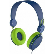 NACEB AUDÍFONOS CON MICRÓFONO AIR, 3.5MM, AZUL/VERDE NA-0313A