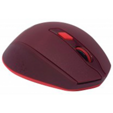 MOUSE NACEB ÓPTICO NA-0119, INALÁMBRICO, USB, 1600DPI, ROJO