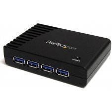 ADAPTADOR CONCENTRADOR HUB USB 3.0 SUPER SPEED DE 4 PUERTOS CON ALIMENTACIóN