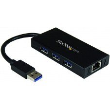 HUB USB 3.0 DE ALUMINIO CON CABLE - CONCENTRADOR DE 3 PUERTOS USB