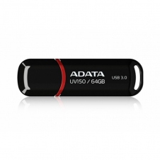 MEMORIA USB ADATA DASHDRIVE UV150, 64GB, USB 3.0, NEGRO AUV150-64G-RBK