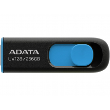 MEMORIA USB ADATA DASHDRIVE UV128, 256GB, USB 3.0,AUV128-256G-RBE