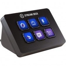 TECLADO ELGATO STREAM DECK MINI, 6 TECLAS, ALÁMBRICO, USB, NEGRO 10GAI9901