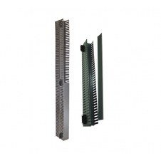 ORGANIZADOR DE CABLES NORTH SYSTEM VERTICAL SENCILLO PARA RACK DE 7 PIES/DUCTO 3X3/COLOR NEGRO LISO