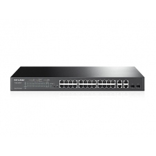 SWITCH INTE JETSTREAM 24 PTOS POE + 10/100MBPS+4 PTOS GIGA/TL-SL2428P