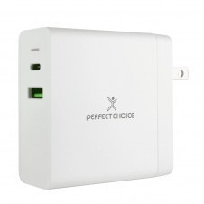 Cargador de Pared PERFECT CHOICE PC-240396 - Blanco, Pared