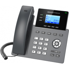 TELÉFONO IP 2 PUERTOS DE RED GIGABIT, PANTALLA LCD RETROILUMINADA DE 132X64