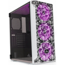GABINETE YEYIAN HOLLOW 2500 RGB MIDI-TOWER USB 3.0 NEGRO/BLANCO