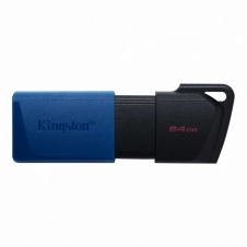 MEMORIA USB KIGSTON TECHNOLOGY DTXM/64GB, AZUL / NEGRO